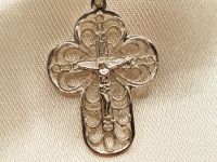Крест православный серебро 925-587
