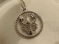 Серебряная подвеска Знаки Зодиака Рак из серебра 925-618